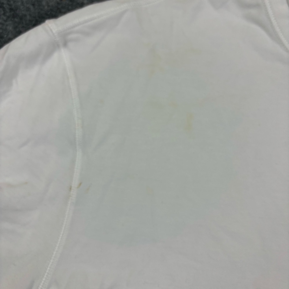 LULULEMON Women’s White Short Sleeved T-Shirt hi-low hem size: Large - Picture 6 of 9